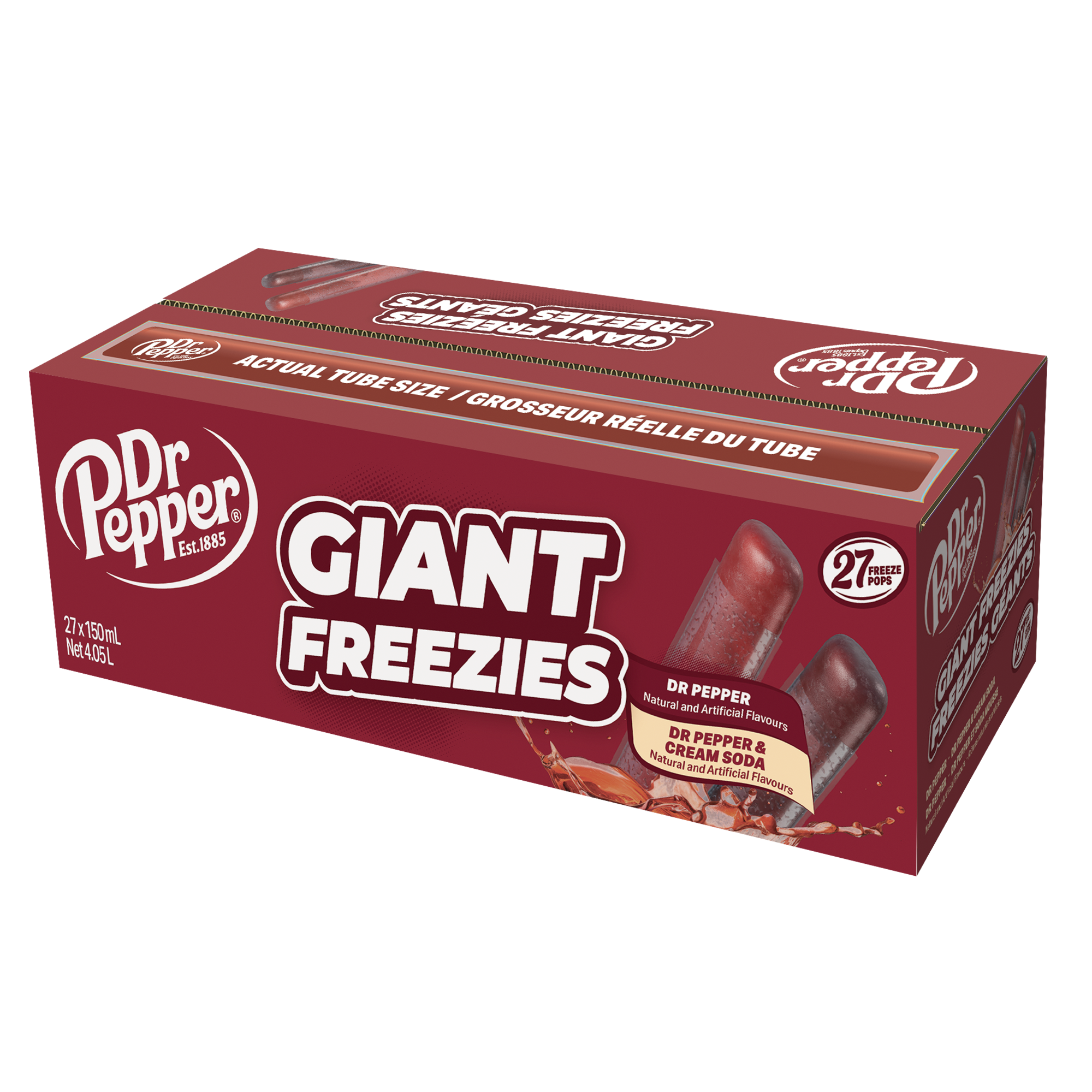 Dr Pepper Freeze Pops | Kisko Products Dr Pepper Freeze Pops | Kisko Products