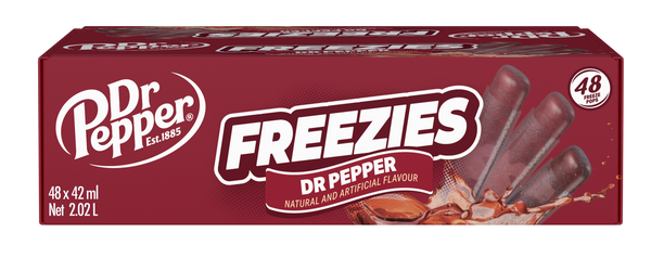 Dr Pepper Medium Freeze Pops