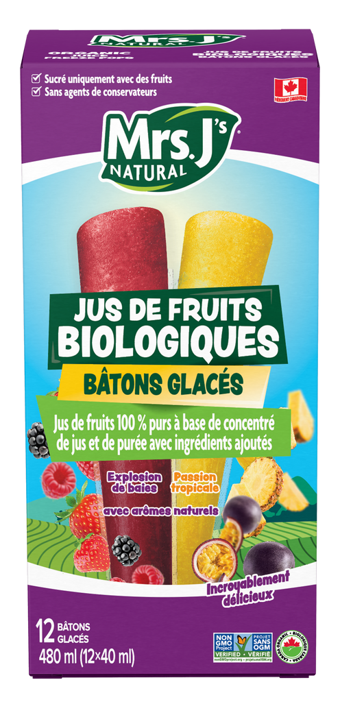 【MAGNOLIA'S FINEST】【What Got It】【G-Rap】 Mrs. J's Organic Juice Pops: Tropical Passion & Berry Blast