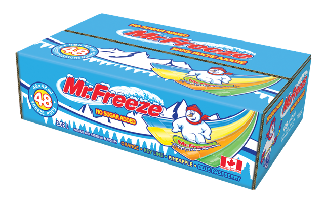Mr. Freeze No Sugar Added Freeze Pops