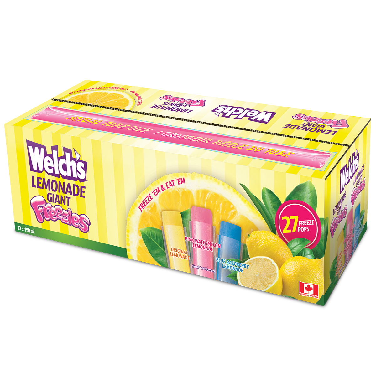 Welch's Giant Lemonade Freeze Pops